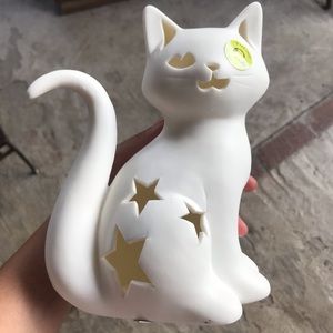 Paint your own Halloween black cat Ceramic Statue